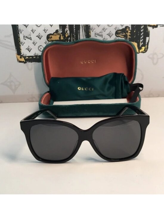New Authentic Gucci Stylish Black Sunglasses GG0459SA 001 main image 9